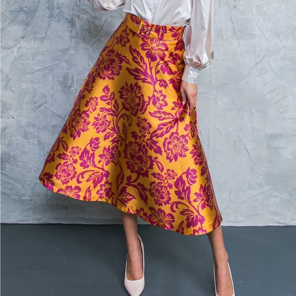 A Line woven Skirt